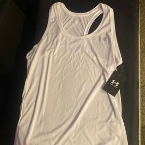 White Under Armor Tank Top